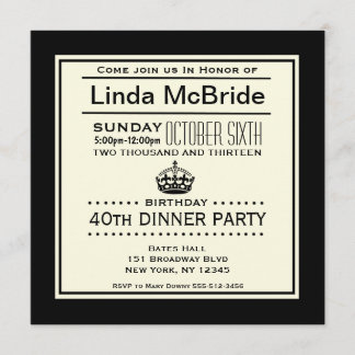 Elegant Keep Calm Birthday Kaart