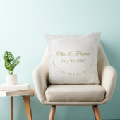 Elegant Keepomwille Couples Wedding personaliseren Kussen (Stoel)