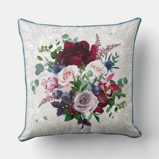 Elegant Keepomwille Couples Wedding personaliseren Kussen (Achterkant)