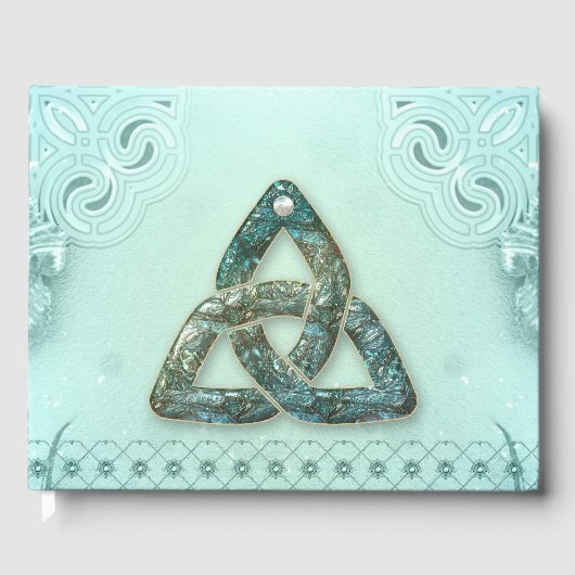 Elegant keltic knot gastenboek (Voorkant)