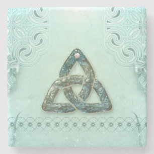 Elegant keltic knot stenen onderzetter