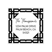 Elegant Keltisch Lijst retouradres Rubberstempel (Afrduk)