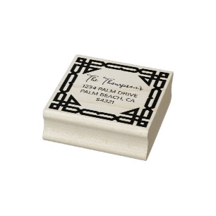 Elegant Keltisch Lijst retouradres Rubberstempel