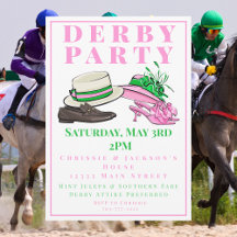 Elegant Kentucky Derby Party Hat & Heels Soiree