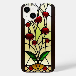 Elegant kersenpaneel van glas in lood Case-Mate iPhone 14 hoesje