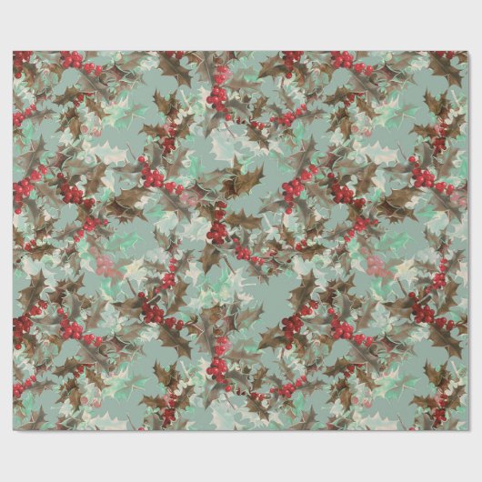 Elegant kerst cadeaupapier (Vlak)