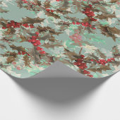 Elegant kerst cadeaupapier (Hoek)