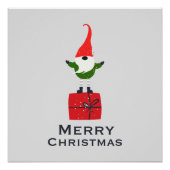Elegant Kerst Elf Wall Art Poster (Voorkant)