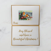  Elegant kerst Feestdagen Kaart (Binnen)