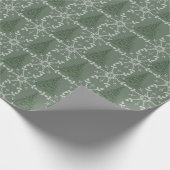 Elegant kerst inpakpapier - mat (Hoek)