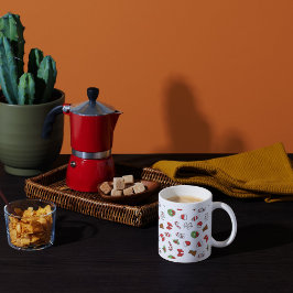 Elegant kerst koffiemok