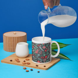 Elegant kerst koffiemok