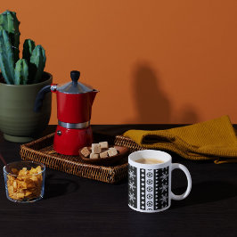 Elegant kerst koffiemok