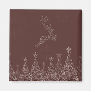 Elegant kerst magneet