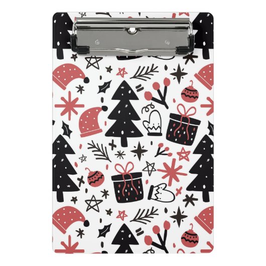 Elegant kerst mini klembord (Voorkant)