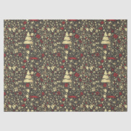 Elegant kerst ontwerp tissuepapier