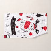 Elegant kerst patroon bad handdoek (Handdoek)