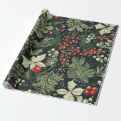  Elegant Kerst Patroon Inpakpapier (Uitgerold)