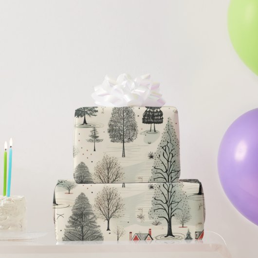 Elegant Kerst Patroon Inpakpapier (Feestgeschenken)