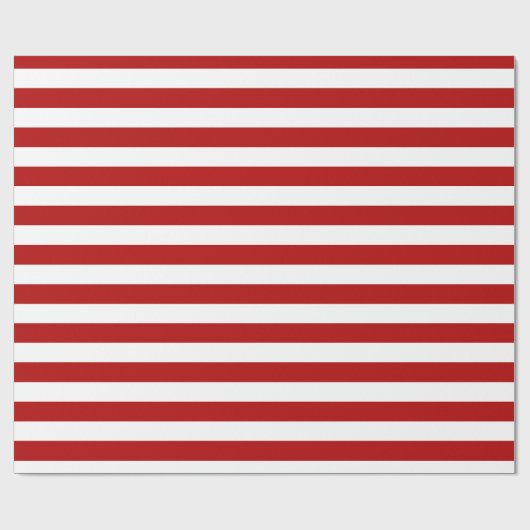 Elegant kerst rood gestreepte inpakpapier (Vlak)