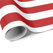 Elegant kerst rood gestreepte inpakpapier (Rol Hoek)