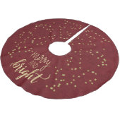 Elegant kerst rood met gouden sterren kerstboom rok (Gekanteld)