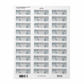 Elegant, Kerst, Sneeuwvlokken, Glitterend Etiket (Full Sheet)