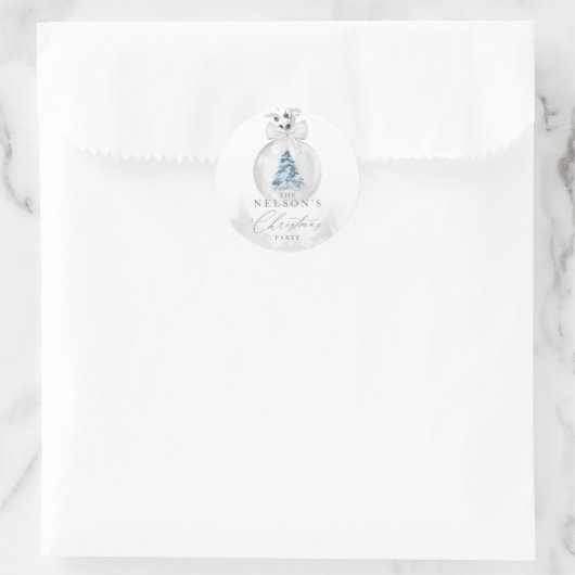 Elegant Kerst sticker Envelope Seal (Tas)