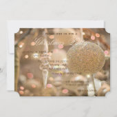 Elegant kerstbal, feestfeest voor bedrijven kaart (Voorkant)