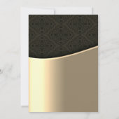 Elegant kerstballen, feestfeest kaart (Achterkant)