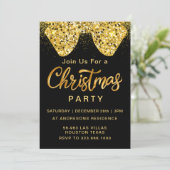 Elegant kerstballen, feestfeest kaart (Staand voorkant)