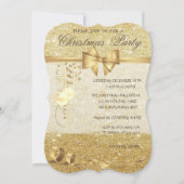 Elegant kerstballen, glittery, kerstfeest kaart (Voorkant)