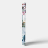 Elegant kerstblauwachtigen en muziekkollage Case-Mate iPhone case (Achterkant / Rechts)