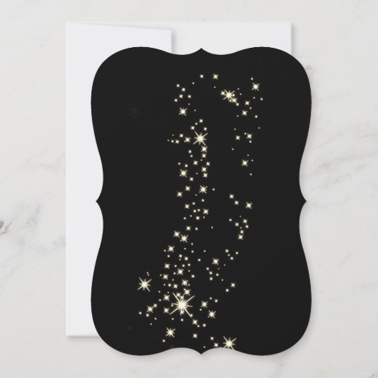 Elegant kerstbomen, feestfeest kaart (Achterkant)