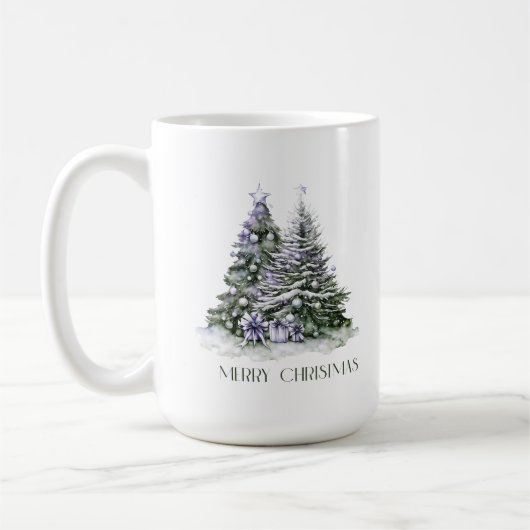 Elegant kerstbomen koffiemok (Links)