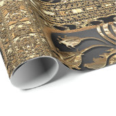 Elegant kerstboom Baroque Beauty Cadeaupapier (Rol Hoek)