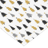 Elegant kerstboom Black Gold Holiday Korte Tafelloper (Hoek)