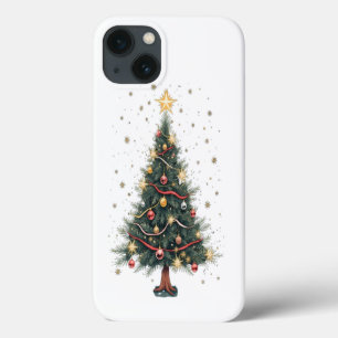 Elegant kerstboom Case-Mate iPhone case