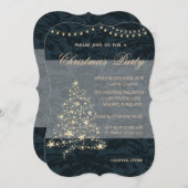 Elegant kerstboom, Damascus, kerstfeest Kaart (Voorkant / Achterkant)