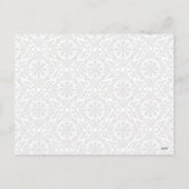 Elegant kerstboom Groen Wit Gepersonaliseerd Feestdagenkaart (Achterkant)