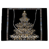 Elegant kerstboom groot cadeauzakje (Voorkant)