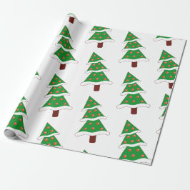 Elegant kerstboom inpakpapier! cadeaupapier