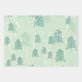 Elegant kerstboom inpakpapier vel (Voorkant 3)