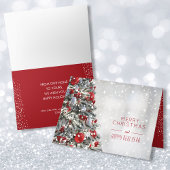 Elegant kerstboom kaart