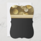 Elegant kerstboom, kerstfeest bedrijf kaart (Achterkant)