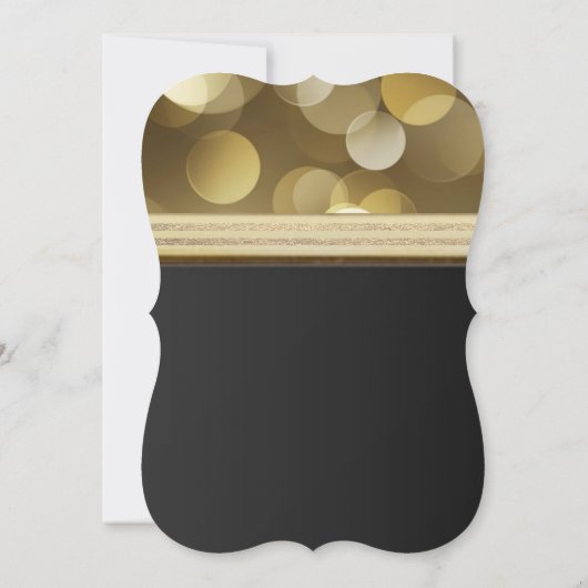 Elegant kerstboom, kerstfeest bedrijf kaart (Achterkant)