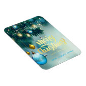 Elegant kerstboom, Kogels, sterrenfeestdag Magneet (Rechterzijde)