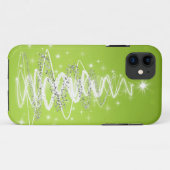 Elegant kerstboom Lime Green Case-Mate iPhone Case (Achterkant (horizontaal))