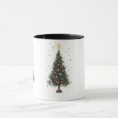 Elegant kerstboom mok (Midden)