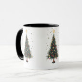 Elegant kerstboom mok (Voorkant links)